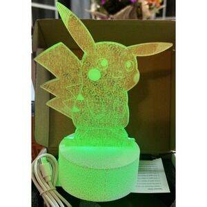 Creative 3D Visualization‎ Lamp - Pikachu Pokemon